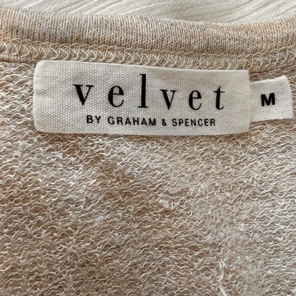 Velvet By Graham & Spencer Pattern Short Sleeve Top Women's M - Picture 3 of 5